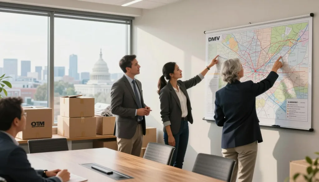 Commercial Office Relocation Experts Across the Entire DMV Metro Area
